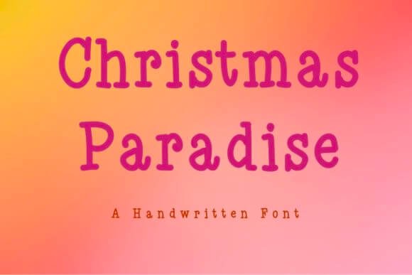 Christmas Santa Font