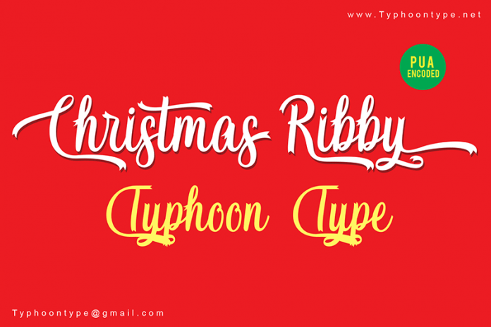 Christmas Ribby Font