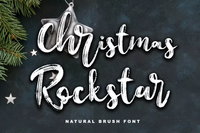 Christmas Rockstar Font