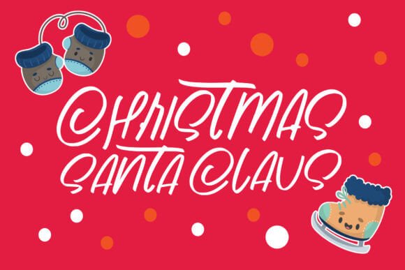 Christmas Santa Claus Font