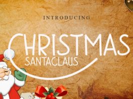Christmas Santaclaus Font