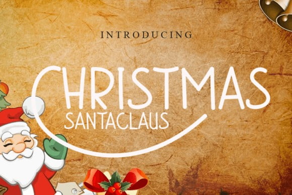 Christmas Santaclaus Font