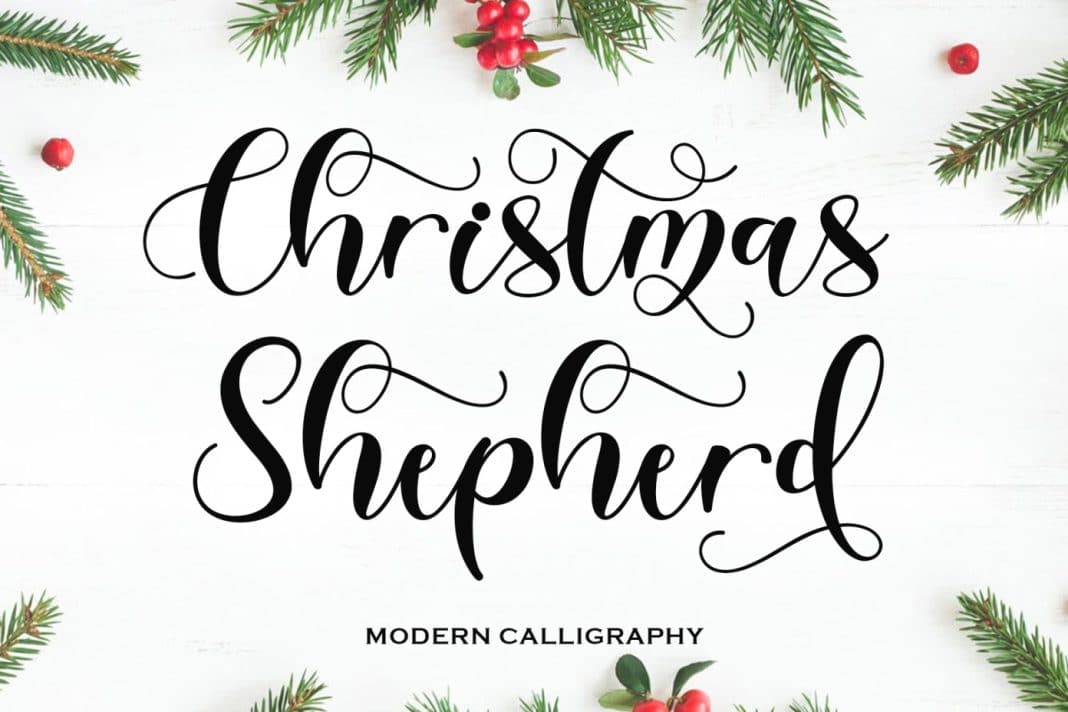 Christmas Shepherd Script Font