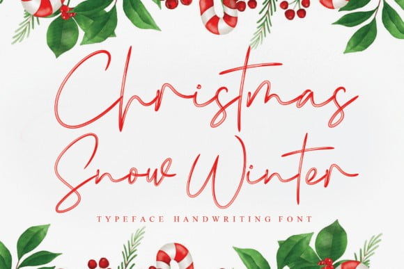 Christmas Snow Winter Font