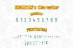 Christmas Snowman Font