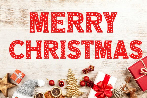 Christmas Stars Font