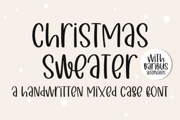 Christmas Sweater Font