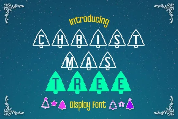 Christmas Tree Font
