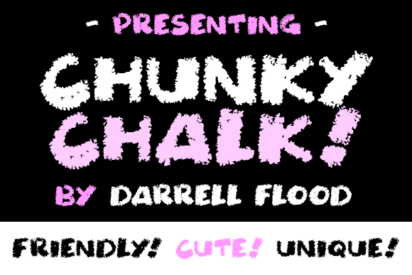 Chunky Chalk Font