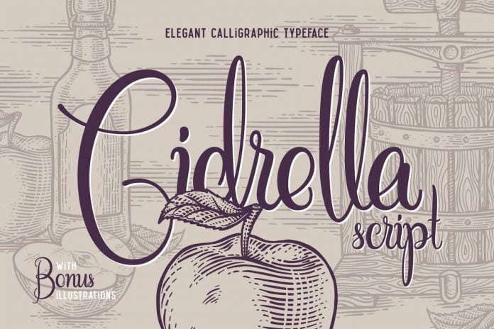 Cidrella Script Font