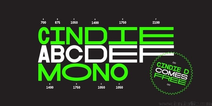 Cindie Mono Font