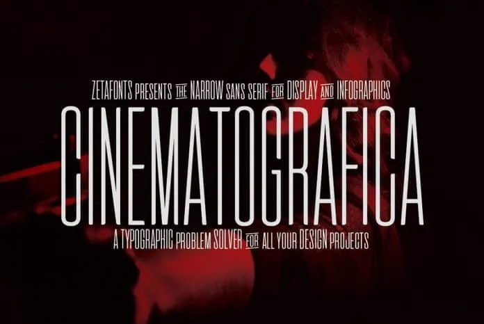 Cinematografica – Intro Offer Font