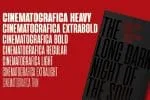 Cinematografica – Intro Offer Font