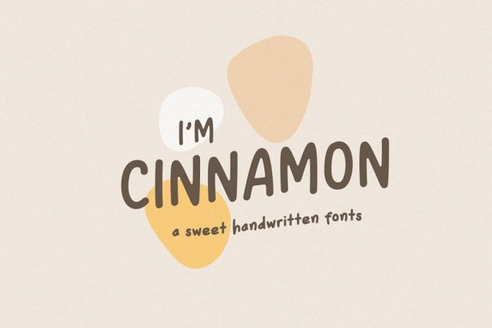 Cinnamon A Sweet Handwritten Fonts