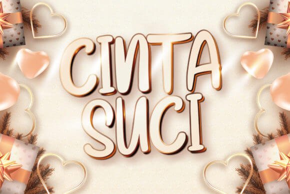 Cinta Suci Font