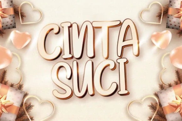 Cinta Suci Font