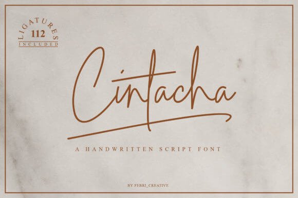 Cintacha Font