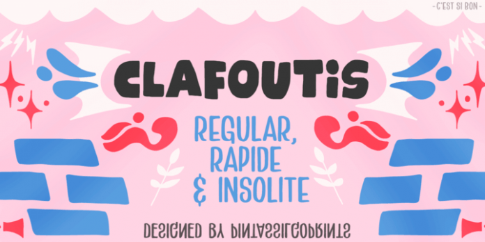 Clafoutis Font Family - 3 Fonts