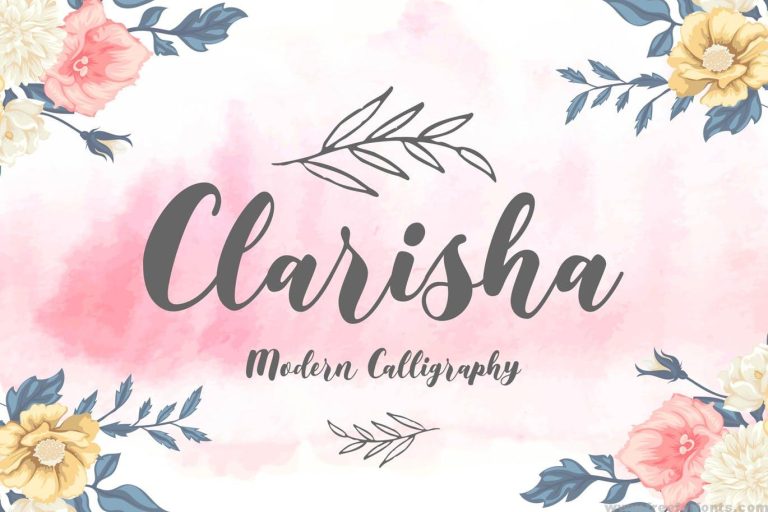 Clarisha Font Free Downlaod
