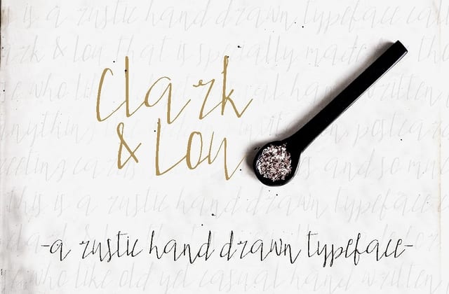 Clark & Lou Script Font