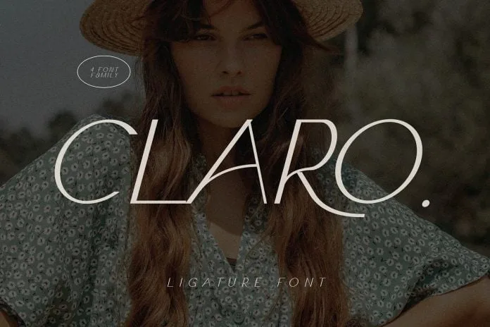 Claro - Elegant Font Family