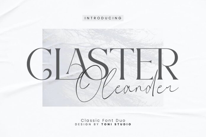 Claster Oleander Duo Font