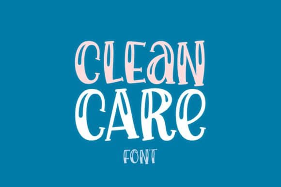 Clean Care Font