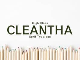 Cleantha Serif Font