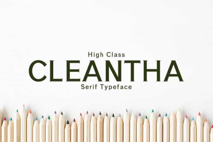 Cleantha Serif Font