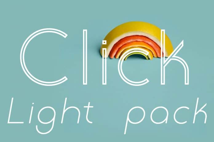 Click Light Pack Font