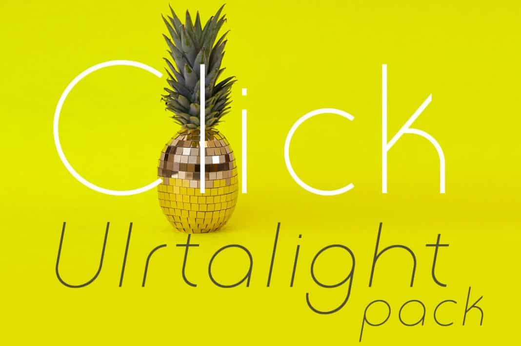 Click Ultralight Pack Font