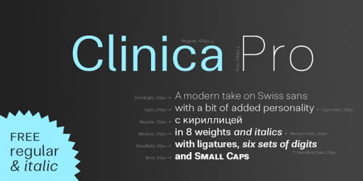 Clinica Pro Font
