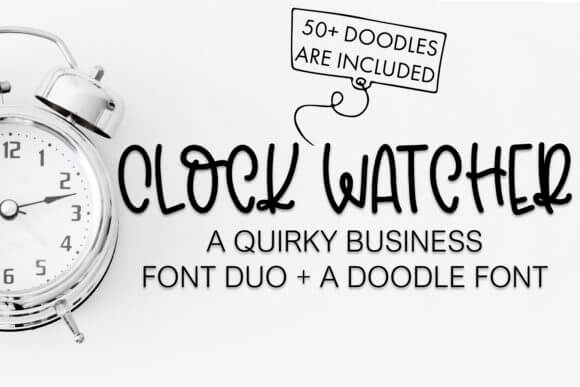 Clock Watcher Font
