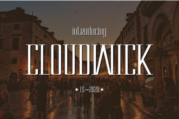 Cloudwick Font