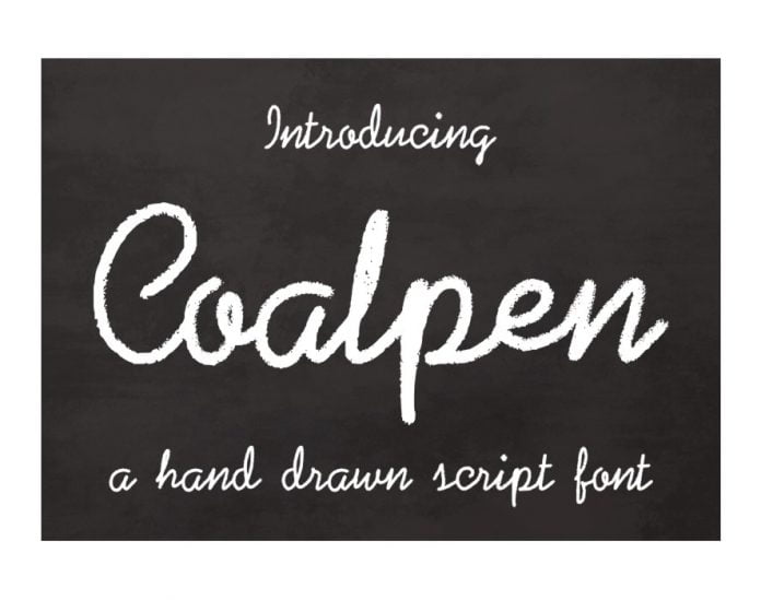 Coalpen Font
