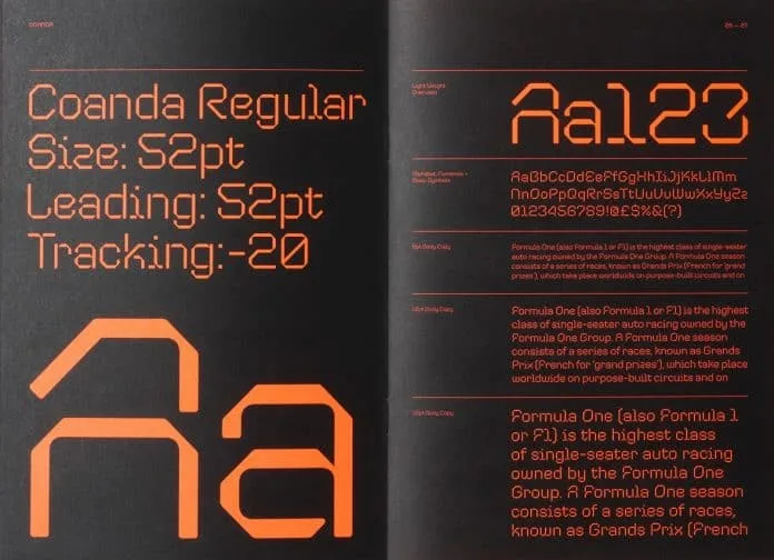 Coanda Font