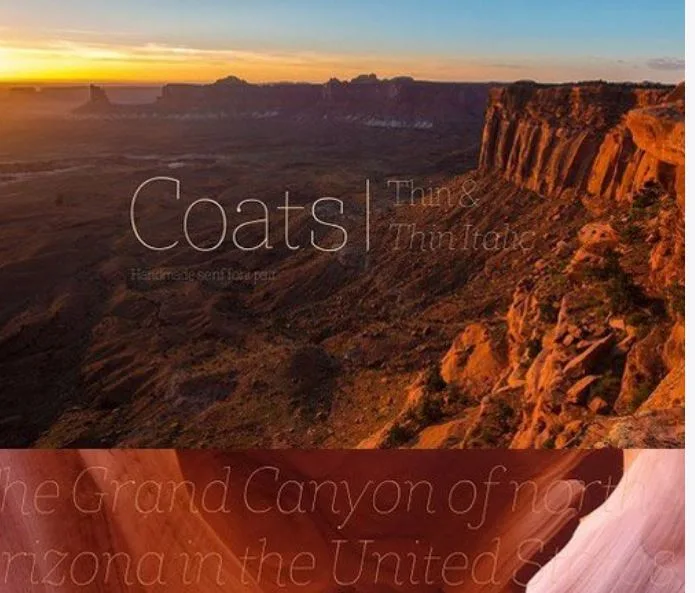 Coats complete family Font