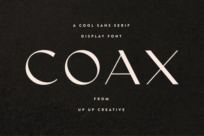 Coax Display Font