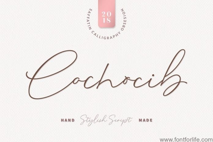 Cochocib Script Font