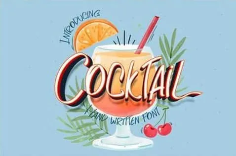 Cocktail Font