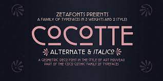 Cocotte Font
