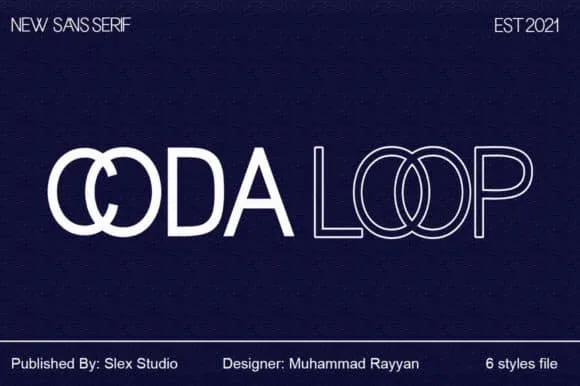 Coda Loop Font Coda Loop Font