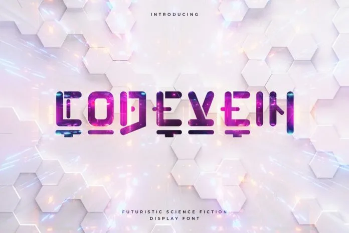 Codevein - Futuristic Technology Typeface Font