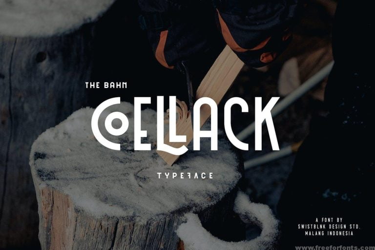 Coellack Typeface Font Free Download