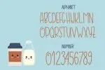 Coffe and Milk Font