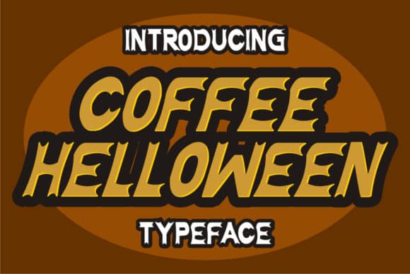 Coffee Halloween Display Font