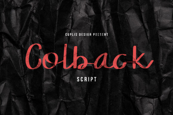 Colback Font