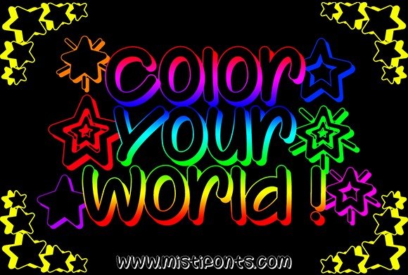 Color Your World Font