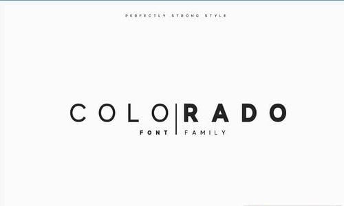 Colorado family Font