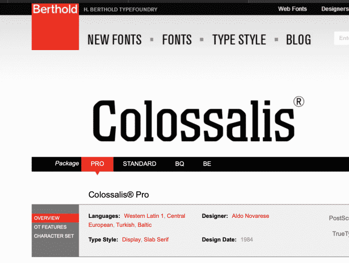 Colossalis BK Family - 4 Styles Font